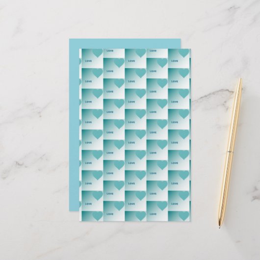 Love. 便箋 (正面/裏面インサイチュ)