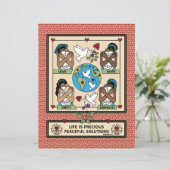 Love & 保護 1_Flat紙シート8.5"x11" (スタンド正面)