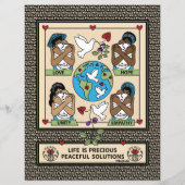 Love &  保護 2_8.5"x11"_紙シート (正面)