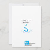 Love & 保護 4_5"x7"フラットカード 案内状 (裏面)