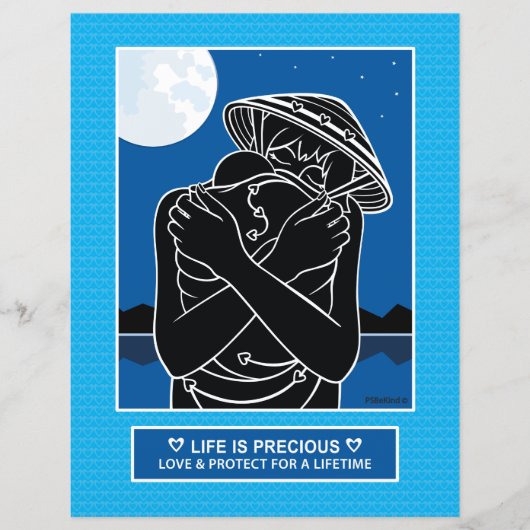 Love & 保護 4_Flat紙シート8.5"x11" (正面)