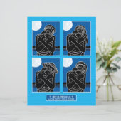 Love & 保護_Flat紙シート8.5"x11" (スタンド正面)