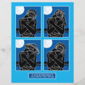 Love & 保護_Flat紙シート8.5"x11" (正面)