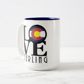 LOVE 優れた Colorado 15oz ツートーンマグカップ (正面左)