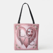 LOVE 役者マスク トートバッグ (裏面)
