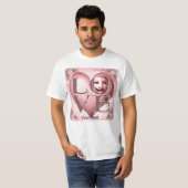 LOVE 役者マスク Tシャツ (正面フル)