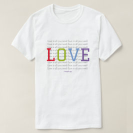 LOVE （必要なもののみ） - A MisterP Shirt Tシャツ