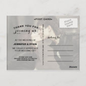 LOVE & 感謝してい SCRIPT 1の結婚THANK YOU POST CARD ポストカード (裏面)