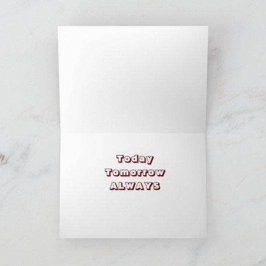 *LOVE*明日は常に！ カード (内部)