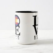 LOVE《植物》アスペンコロラド15oz ツートーンマグカップ (中央)