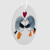 LOVE – 私たちの最初の一緒結婚-'の – 記念日 オーナメント (正面)