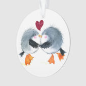 LOVE – 私たちの最初の一緒結婚-'の – 記念日 オーナメント (正面)