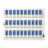 LOVE 結婚 PEACOCK，ブルークリーム ラベル (フルシート)