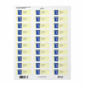 LOVE 結婚 PEACOCK，ブルークリーム ラベル (フルシート)