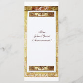 LOVE 結婚 PEACOCK MONOGRAM Brownプログラム プログラム (裏面)