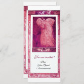 LOVE 結婚 PEACOCK MONOGRAM PINK Whiteプログラム プログラム (正面/裏面)