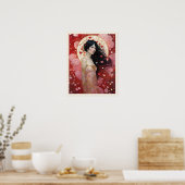 Love 考え Valentine's Day Artについて ポスター (キッチン)