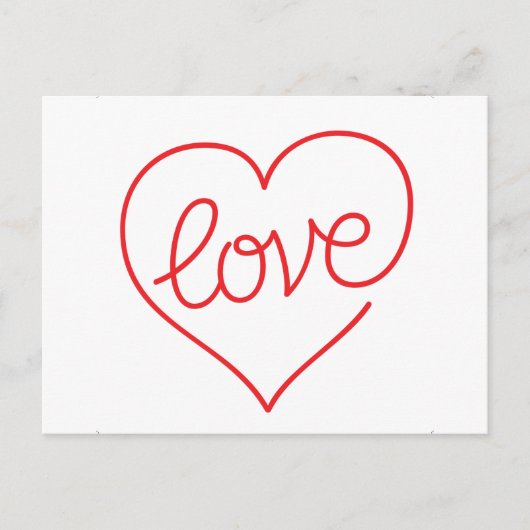 LOVE (03)はがき ポストカード (正面)