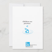 Love & 1保護_5"x7"フラットカード 案内状 (裏面)