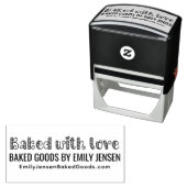 Love #1焼いた Business Name WebサイトのURL セルフインキングスタンプ (インサイチュ)