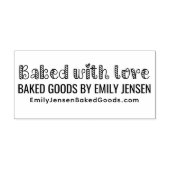 Love #1焼いた Business Name WebサイトのURL セルフインキングスタンプ (デザイン)