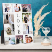 Love 10 Photo Collage Newlywed 結婚's フォトプラーク (側面)