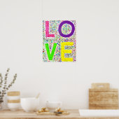 LOVE 16 x 20ポスター ポスター (キッチン)