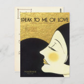 Love 1930話 Sheet Music Coverのヴィンテージ ポストカード (正面/裏面)
