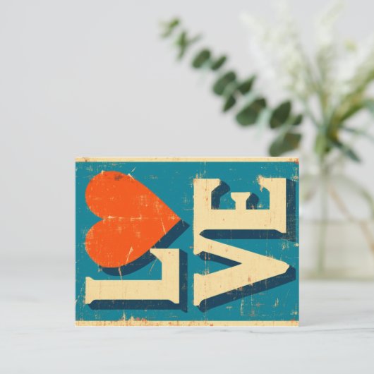 LOVE 1960s-Inspired Graphics シーズンポストカード (スタンド正面)