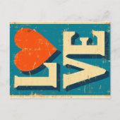 LOVE 1960s-Inspired Graphics シーズンポストカード (正面)
