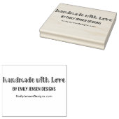 Love #1 Business Name WebサイトのURL ラバースタンプ (押印)