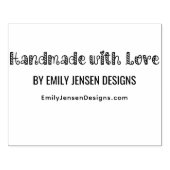 Love #1 Business Name WebサイトのURL ラバースタンプ (インプリント)