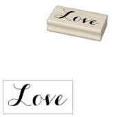 LOVE 1"x2.5"ゴムスタンプ/カロリナ ラバースタンプ (押印)
