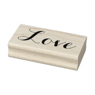 LOVE 1"x2.5"ゴムスタンプ/カロリナ ラバースタンプ