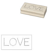 LOVE 1"x2.5"ゴムスタンプ/コディスター ラバースタンプ (押印)