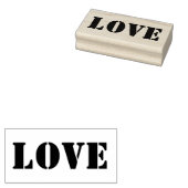 LOVE 1"x2.5"ゴムスタンプ/ステンシル ラバースタンプ (押印)
