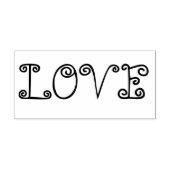 LOVE 1"x2.5"ゴムスタンプ/ベビー人形 ラバースタンプ (インプリント)