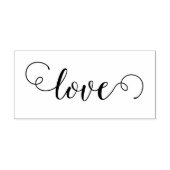 LOVE 1"x2.5"ゴム印/オクタービア ラバースタンプ (インプリント)