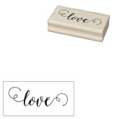LOVE 1"x2.5"ゴム印/オクタービア ラバースタンプ (押印)
