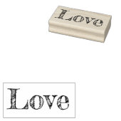 LOVE 1"x2.5"ゴム印/フレデリッカ ラバースタンプ (押印)