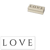 LOVE 1"x2.5"ラバースタンプ/ CIinzel ラバースタンプ (押印)