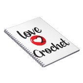 love 2クロシェのノート ノートブック (右側)