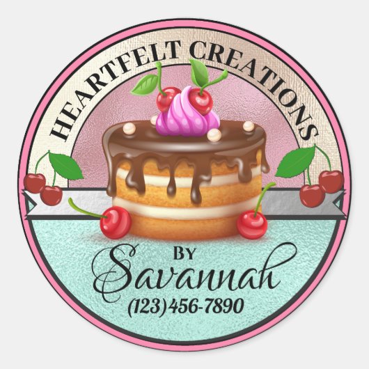 Love 2ステッカーで作成 ラウンドシール (正面)