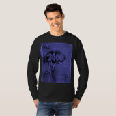Love 2000 – パープルヴィンテージレトロ – Tシャツ (正面フル)