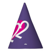 love 2022ウルトラバイオレットニューイヤーパーティー帽子 パーティーハット (右)