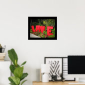 LOVE 20" x 16インチ、バリューポスター紙(マット) ポスター (ホームオフィス)
