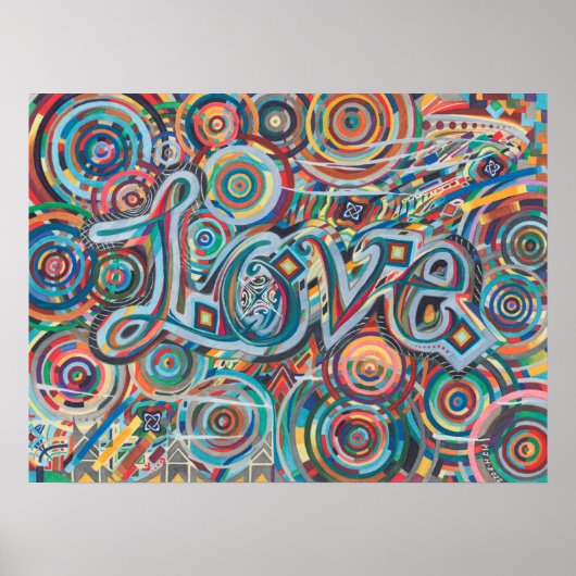 LOVE 2.0.2.3 – キャンバスアートプリント ポスター (正面)