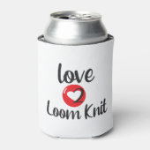 love 2 loom knit 缶クーラー (缶正面)