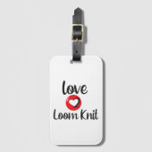 Love 2 Loom Knit! Luggage tag ラゲッジタグ (正面縦)