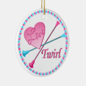 Love 2 Twirlの写真 セラミックオーナメント (右)